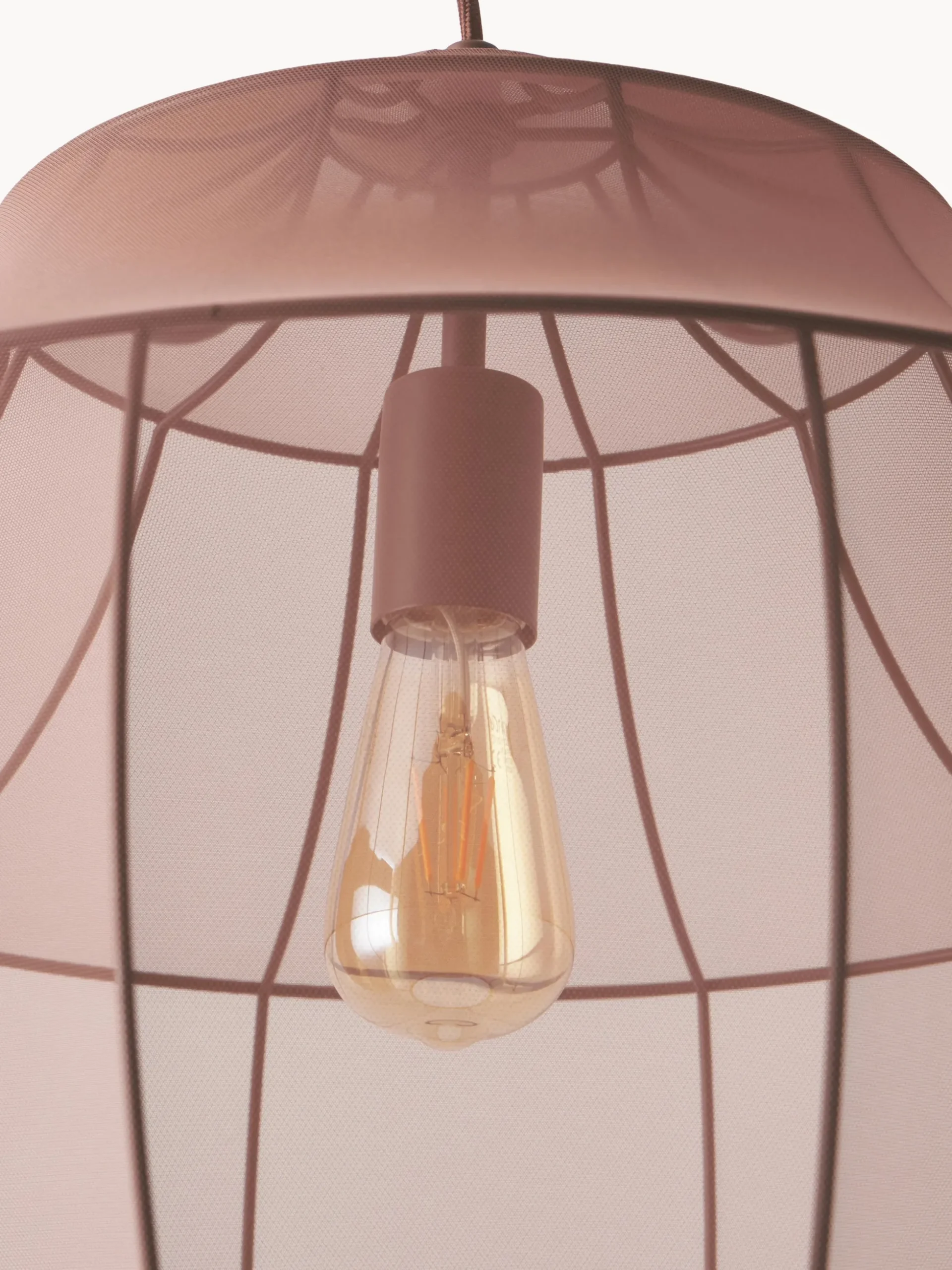 Lampada a sospensione in tessuto a rete Beau