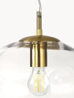 Lampada a sospensione in vetro Amora
