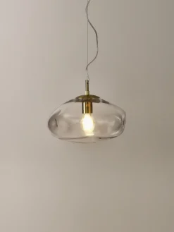 Lampada a sospensione in vetro Amora