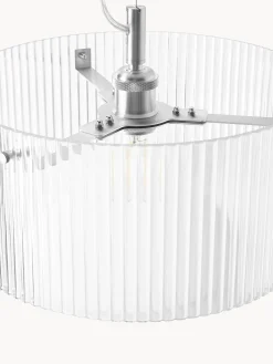 Lampada a sospensione in vetro scanalato Emmi