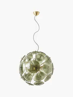 Lampada a sospensione in vetro Mireille