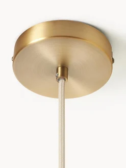 Lampada a sospensione in vetro opale Baya