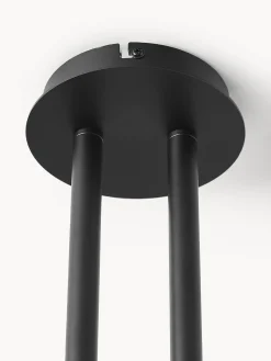 Lampada a sospensione in vetro opale Atlanta