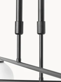 Lampada a sospensione in vetro opale Atlanta