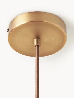 Lampada a sospensione in vetro opale Baya