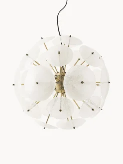 Lampada a sospensione in vetro Mireille