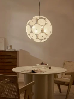 Lampada a sospensione in vetro Mireille