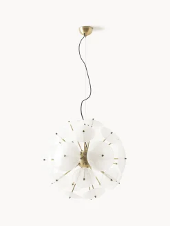 Lampada a sospensione in vetro Mireille