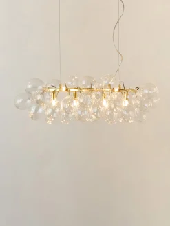 Lampada a sospensione in vetro soffiato Gross