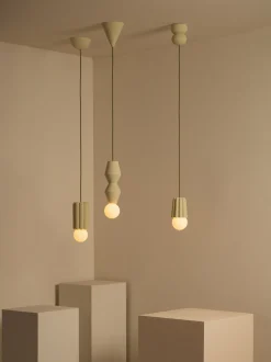 Lampada a sospensione piccola fatta a mano con luce regolabile STUCCO No. 3