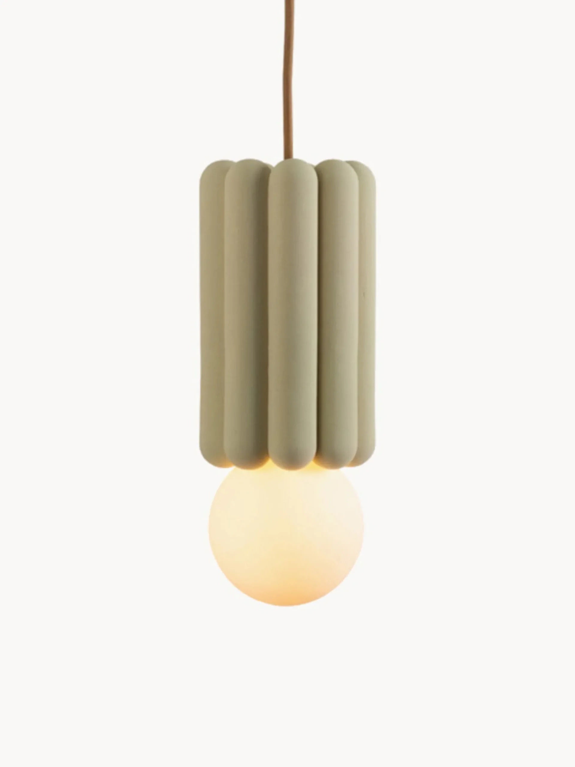 Lampada a sospensione piccola fatta a mano con luce regolabile STUCCO No. 3