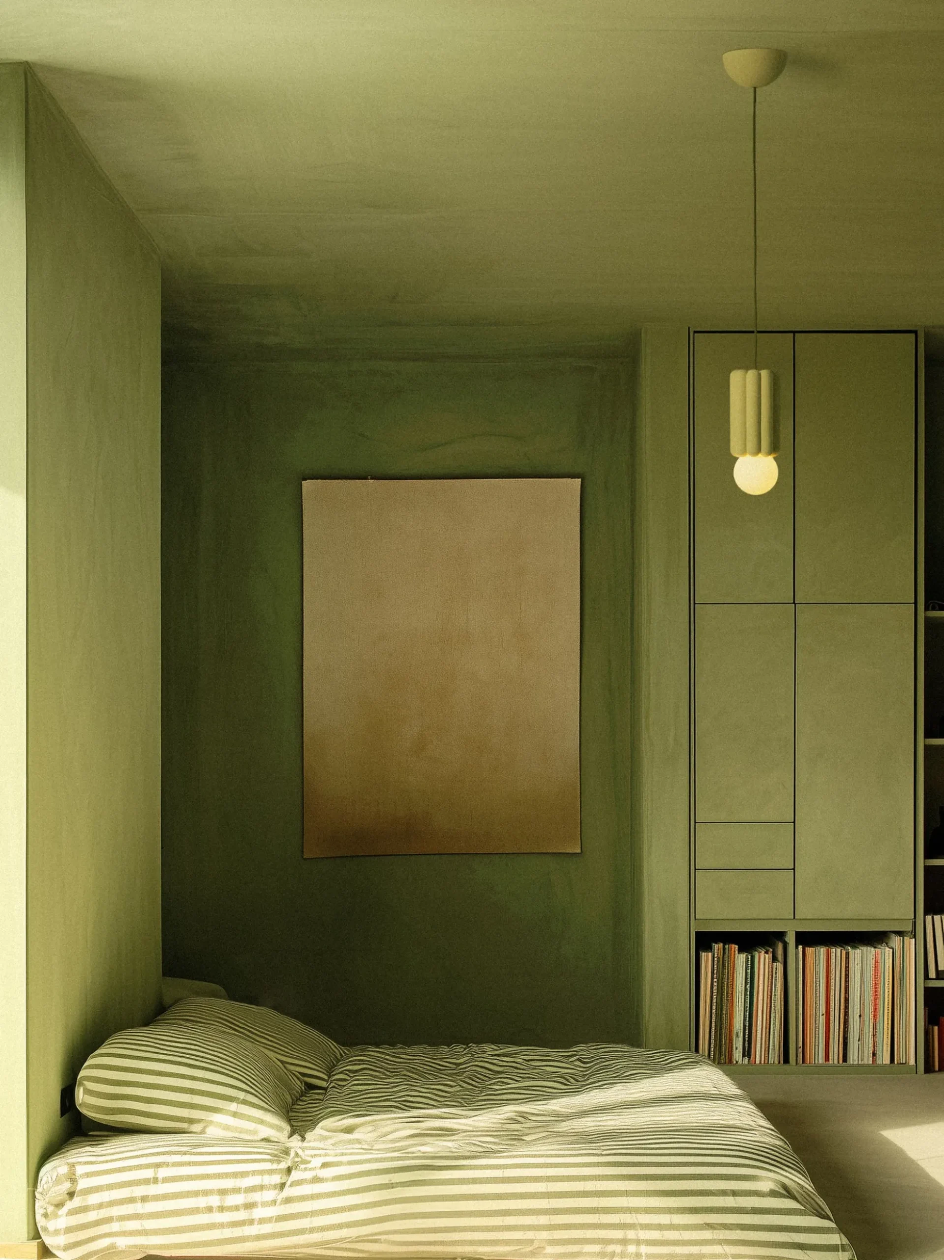 Lampada a sospensione piccola fatta a mano con luce regolabile STUCCO No. 3