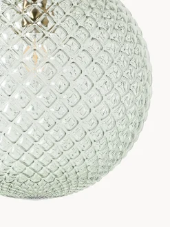 Lampada a sospensione piccola in vetro Lorna