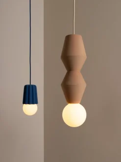 Lampada a sospensione piccola fatta a mano con luce regolabile STUCCO No. 2