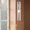 Lampada a sospensione piccola in vetro Tubo