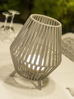 Lampada da esterno portatile a LED Conta, luce regolabile