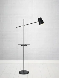 Lampada da lettura con mensola e connessione USB Linear