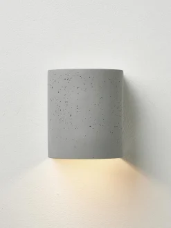 Lampada da parete a LED da esterno in cemento Kyra