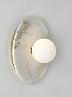 Lampada da parete e soffitto in marmo Cehlani