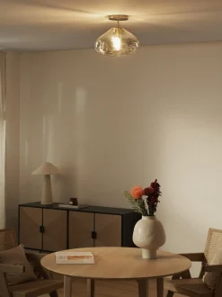 Lampada da soffito in vetro Amora