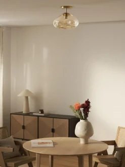 Lampada da soffito in vetro Amora
