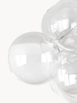 Lampada da soffitto a sfera in vetro Bubbles Chrome