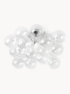 Lampada da soffitto a sfera in vetro Bubbles Chrome