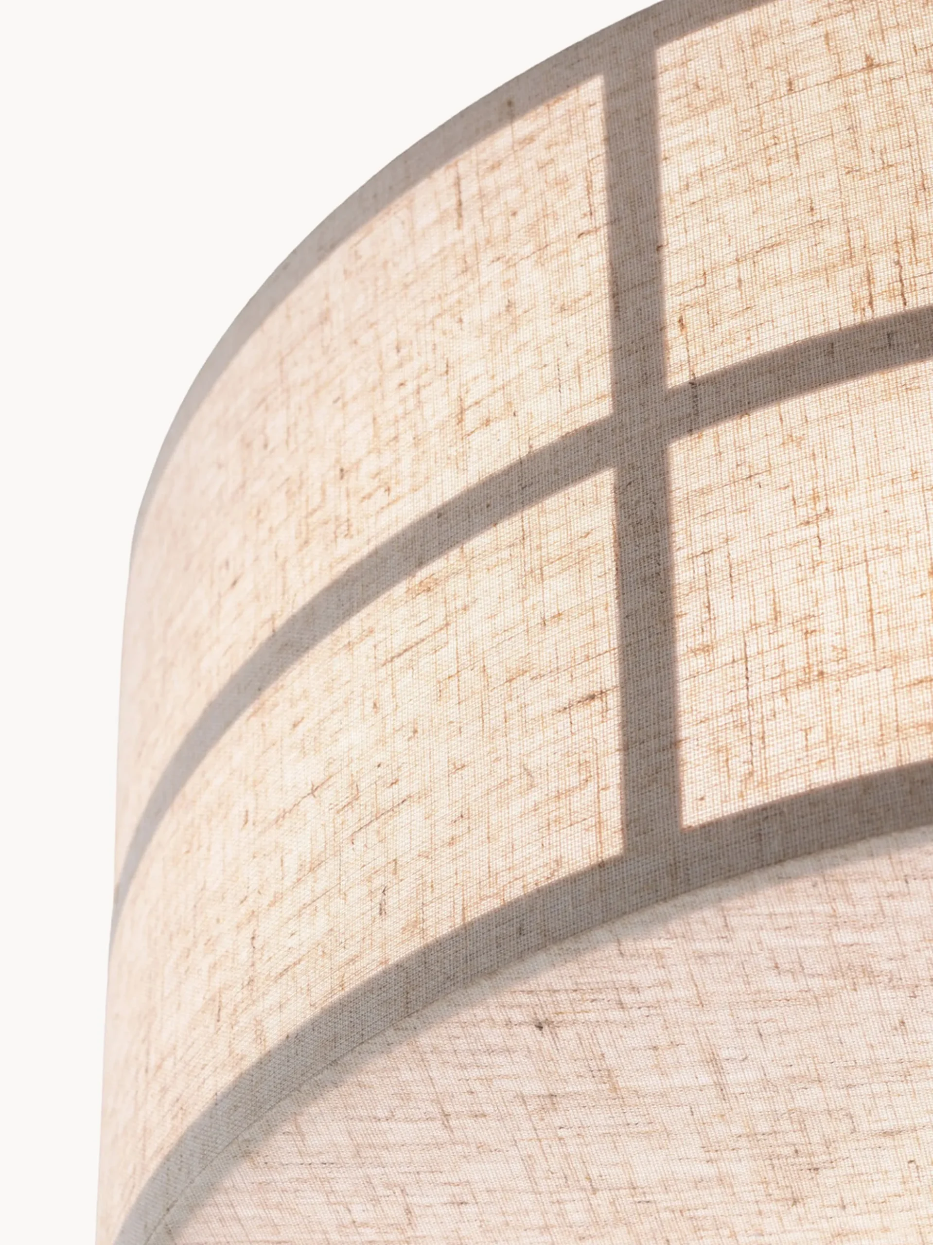 Lampada da soffitto in lino fatta a mano Hashira