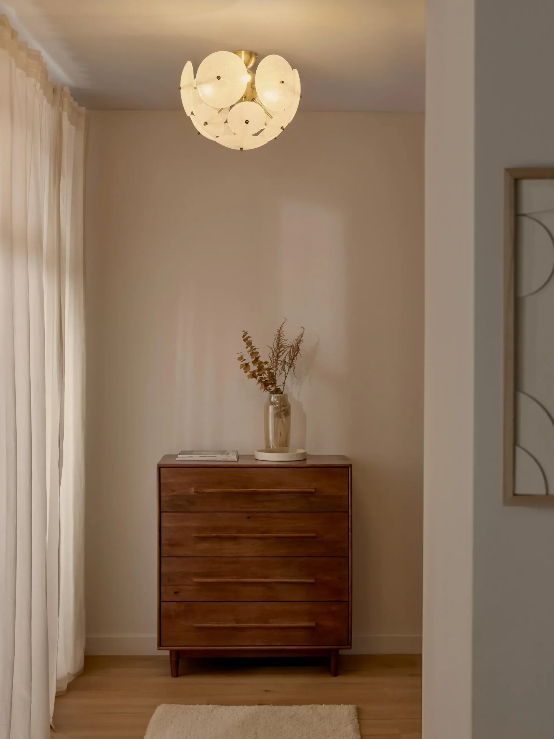 Lampada da soffitto in vetro Mireille