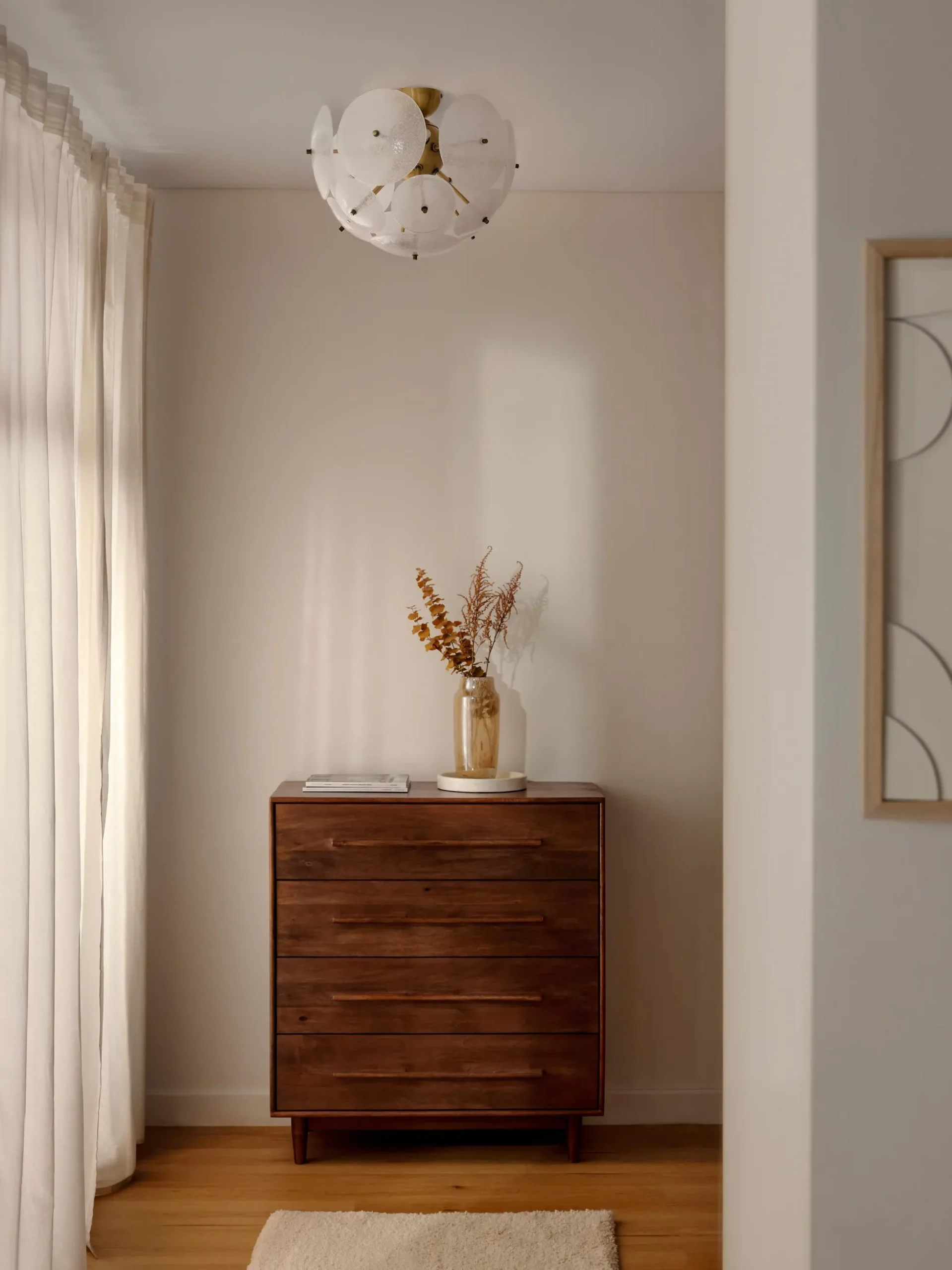 Lampada da soffitto in vetro Mireille