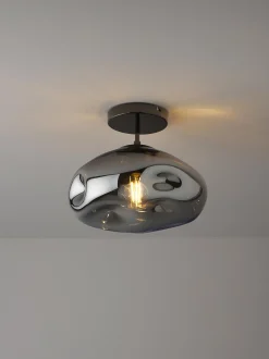 Lampada da soffitto in vetro specchiato Amora