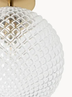 Lampada da soffitto piccola in vetro Lorna