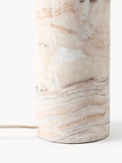 Lampada da tavolo a LED con luce regolabile e base in marmo Arya