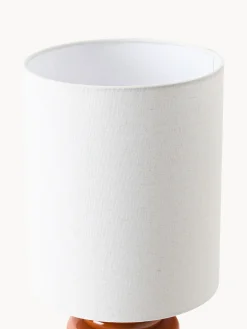 Lampada da tavolo con base in legno Nicolas