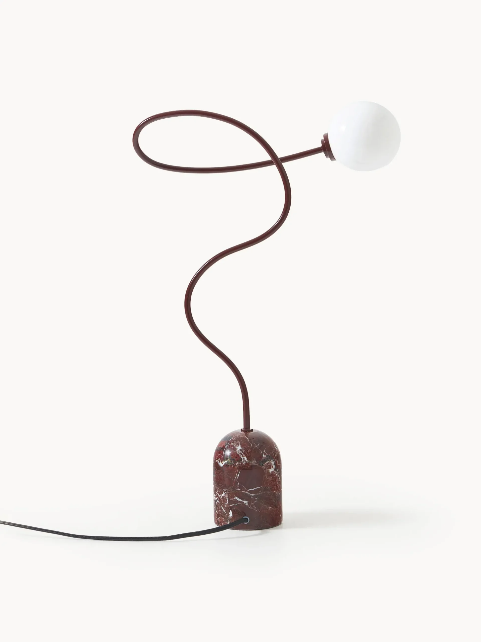 Lampada da tavolo con base in marmo Alina