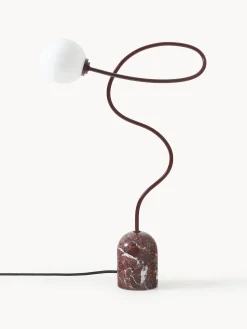 Lampada da tavolo con base in marmo Alina