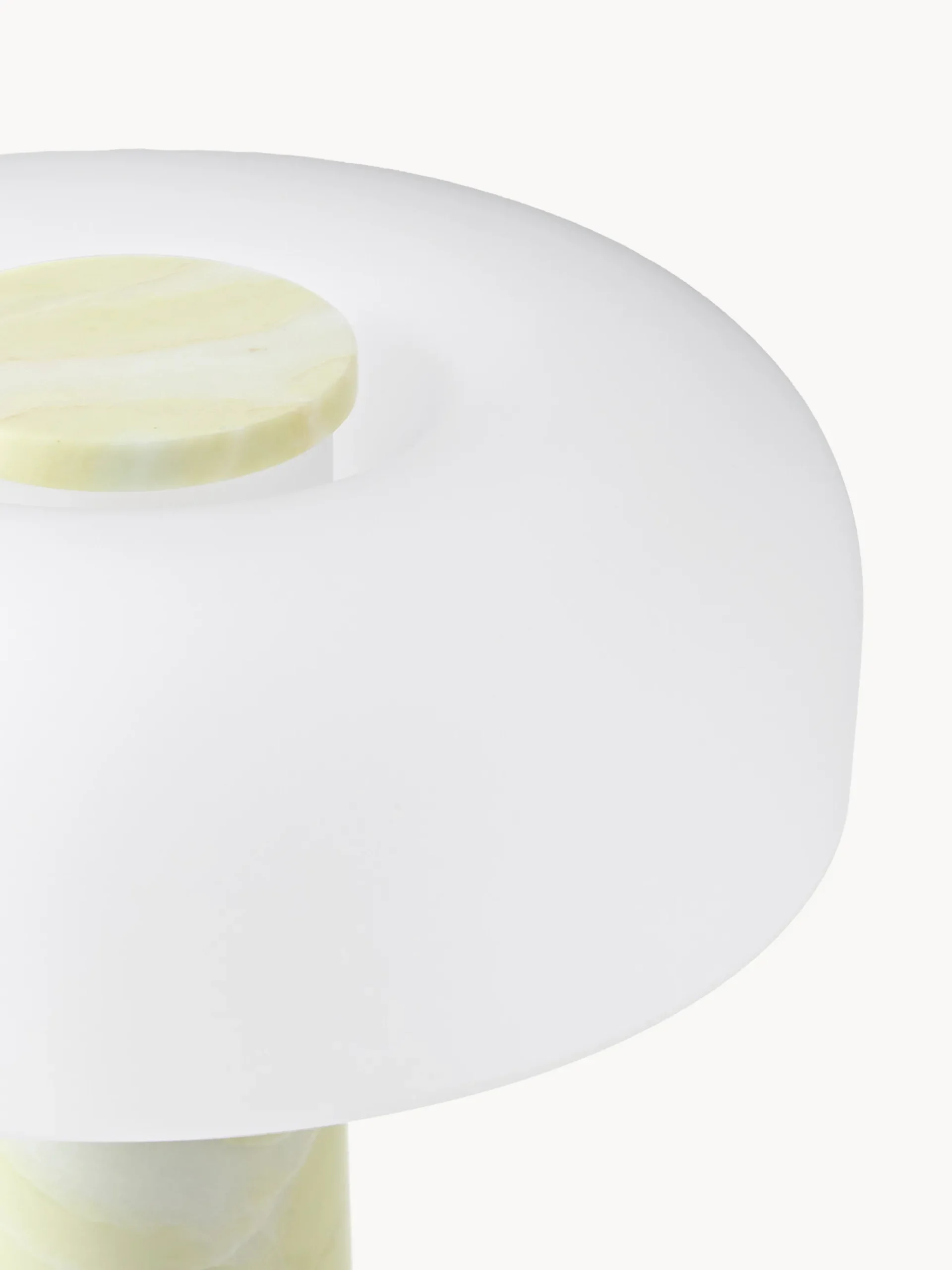 Lampada da tavolo con base in marmo Carla