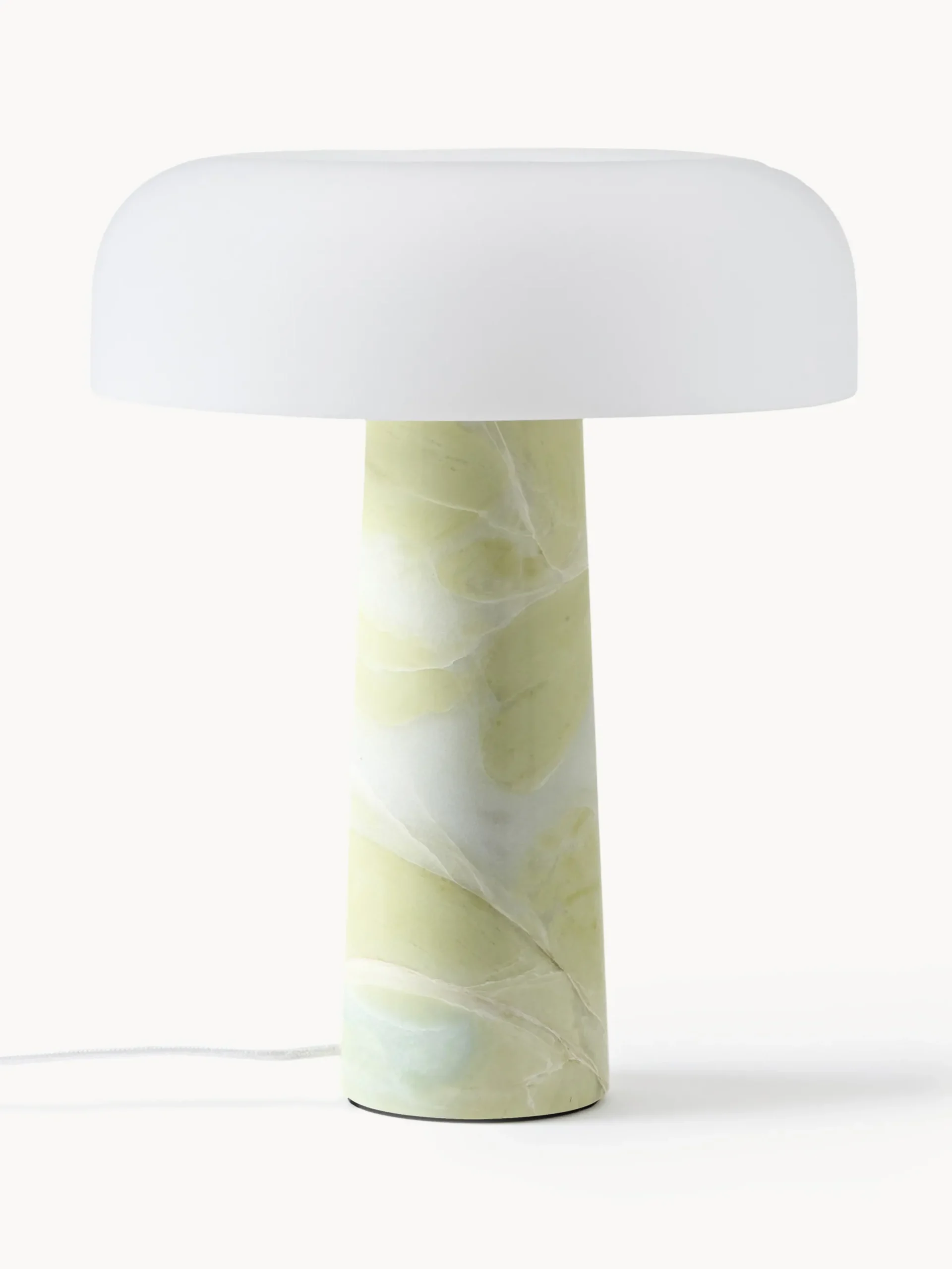 Lampada da tavolo con base in marmo Carla