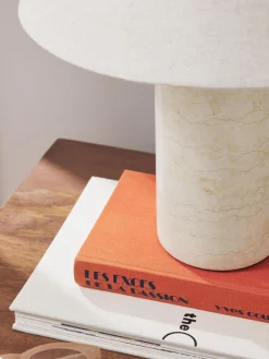 Lampada da tavolo con base in marmo Gia