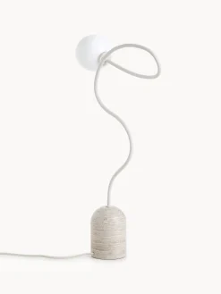Lampada da tavolo con base in marmo Alina