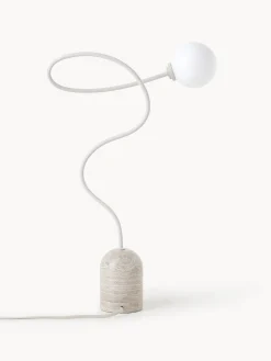 Lampada da tavolo con base in marmo Alina