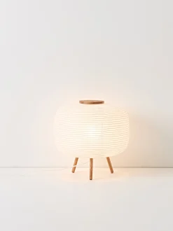 Lampada da tavolo di design in carta di riso Misaki