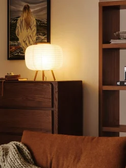 Lampada da tavolo di design in carta di riso Misaki
