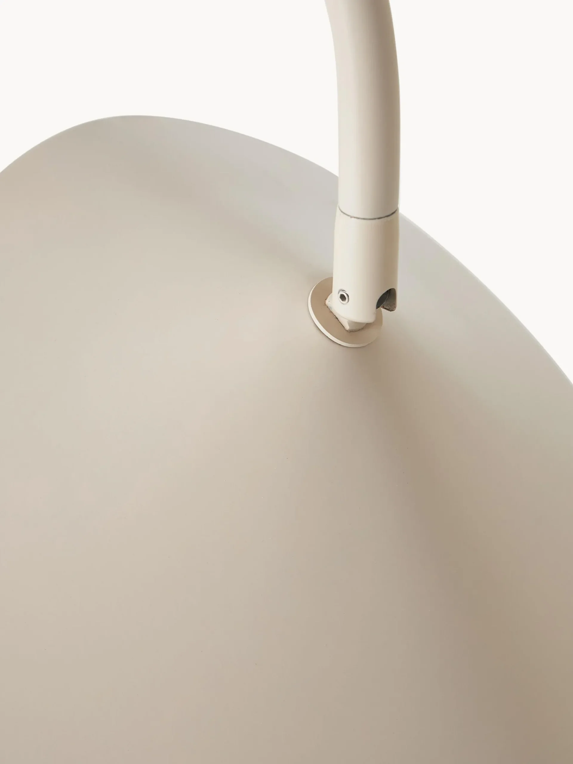 Lampada da tavolo grande con base in marmo Arum, orientabile