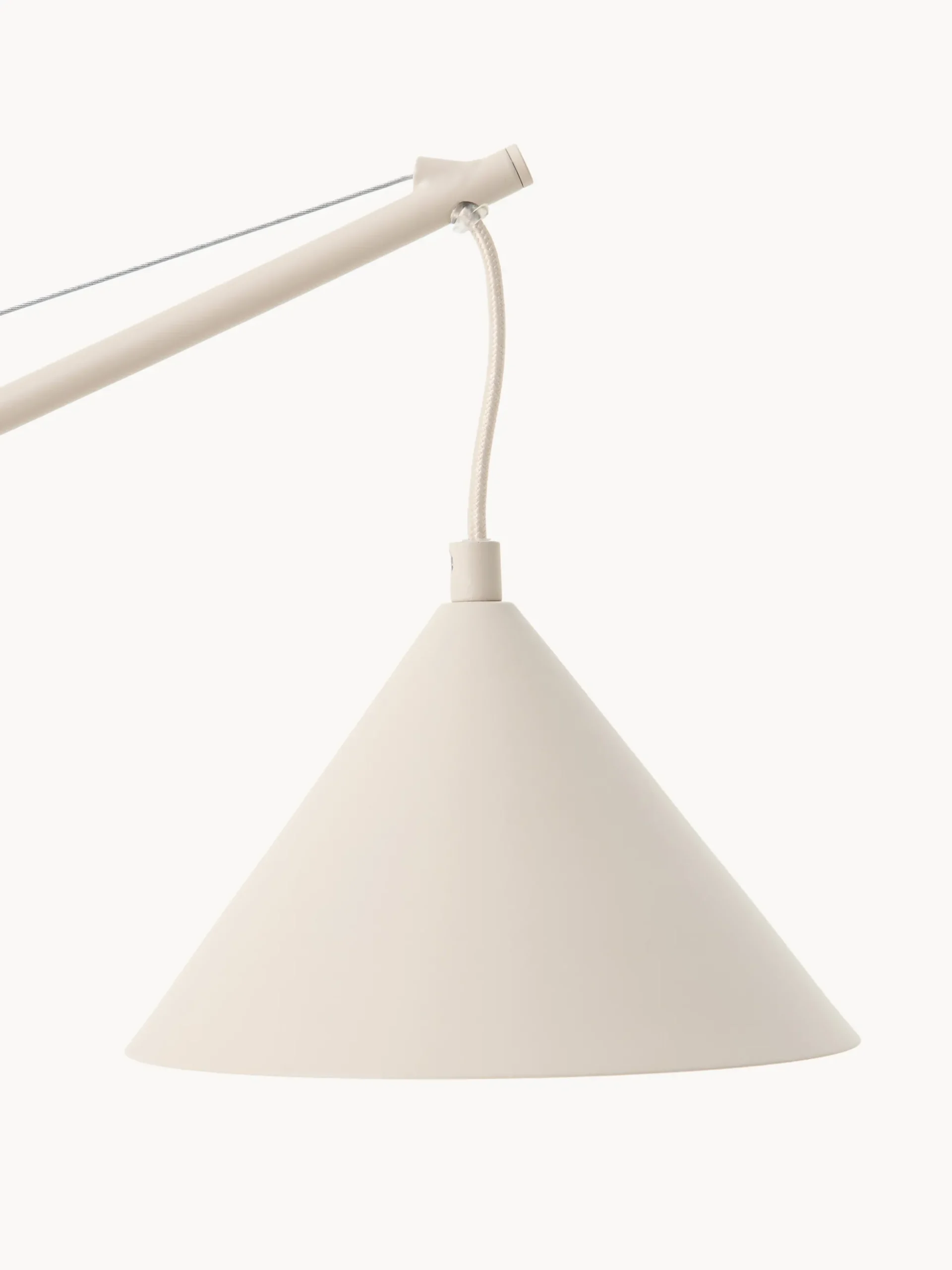 Lampada da tavolo grande con base in travertino Reyna
