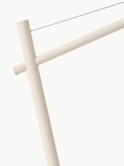 Lampada da tavolo grande con base in travertino Reyna