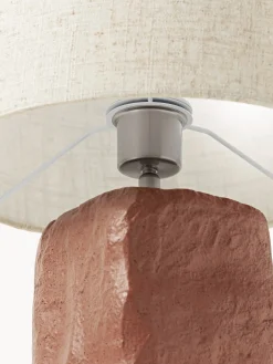Lampada da tavolo grande con base in cemento Kiri