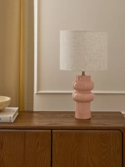 Lampada da tavolo grande in ceramica Christine