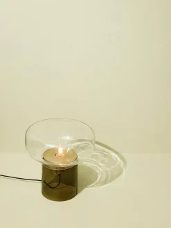 Lampada da tavolo in vetro colorato Crave