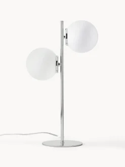 Lampada da tavolo in vetro opale Atlanta